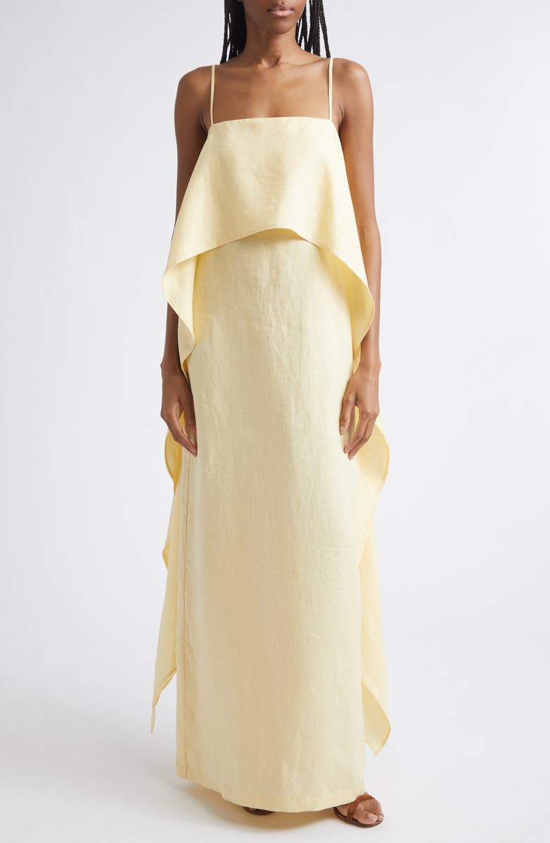 Valencia Linen Maxi Dress
