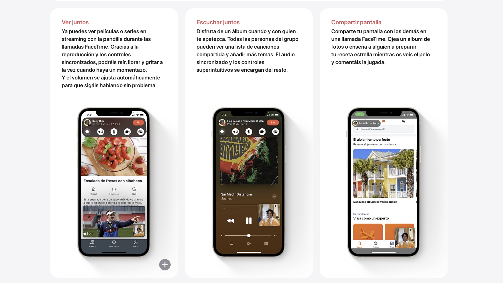 SharePlay en iOS 15