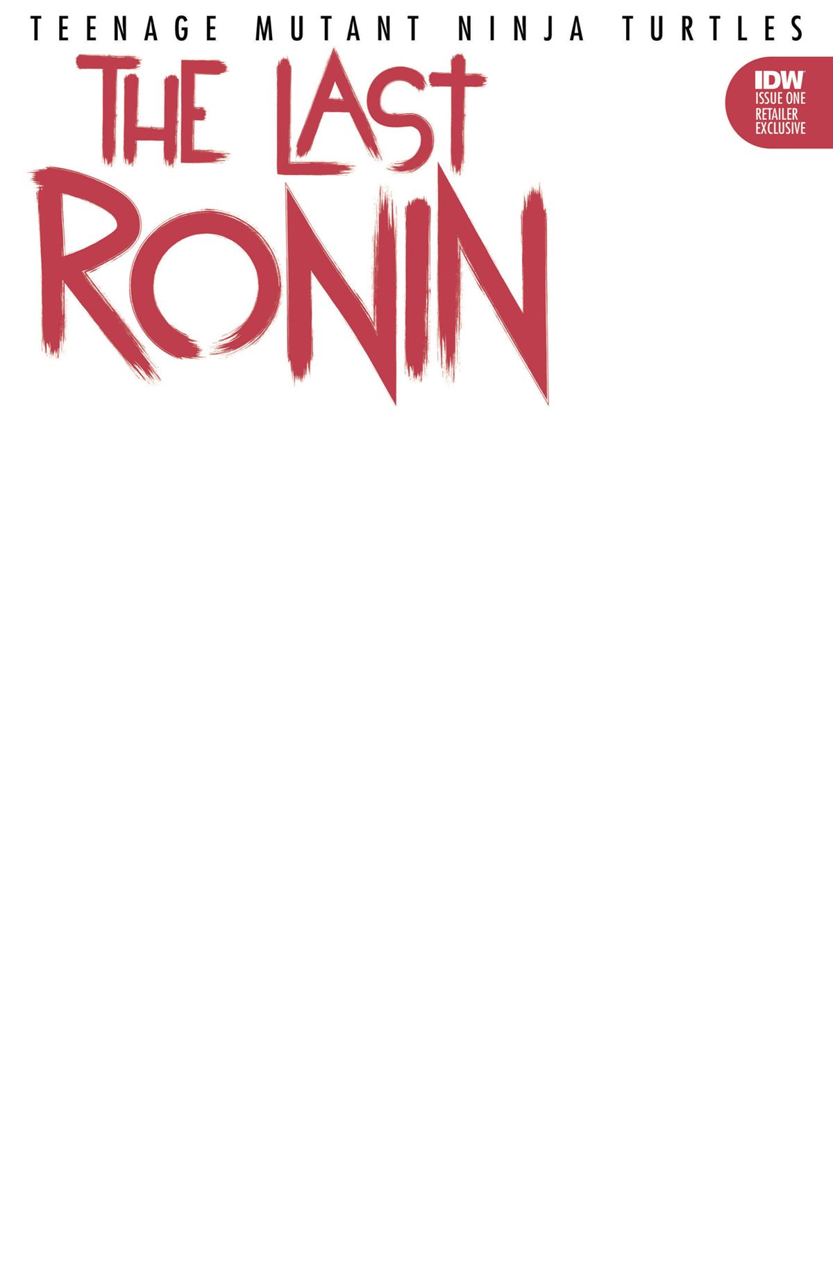 TMNT: The Last Ronin #1 cover