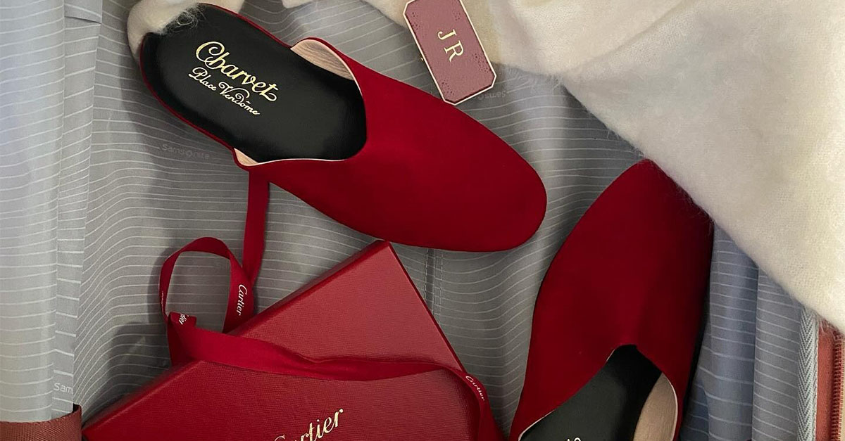 Charvet slippers