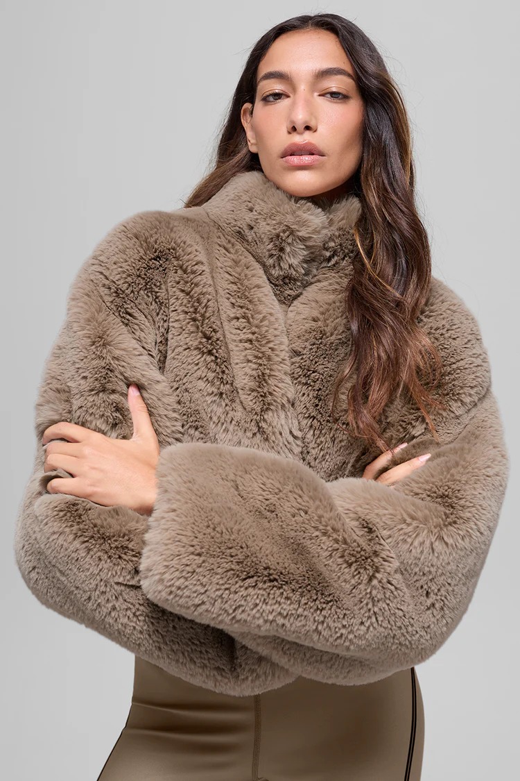 Alo Yoga , Faux Fur Allure Jacket (Was $368)