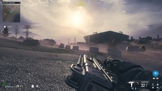 Modern Warfare 3 Tactical Stance on an SMG