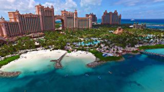 The magnificent Atlantis in Nassau is pictured
