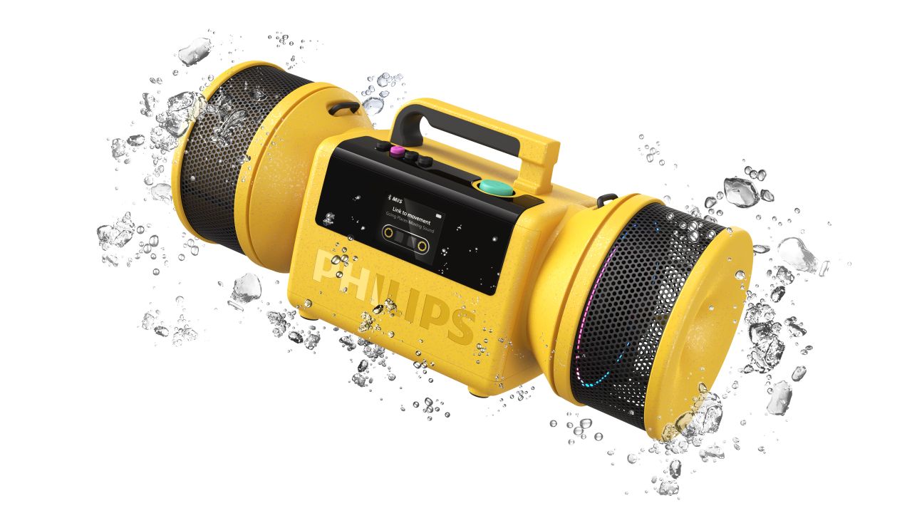 Philips The Tube yellow speaker
