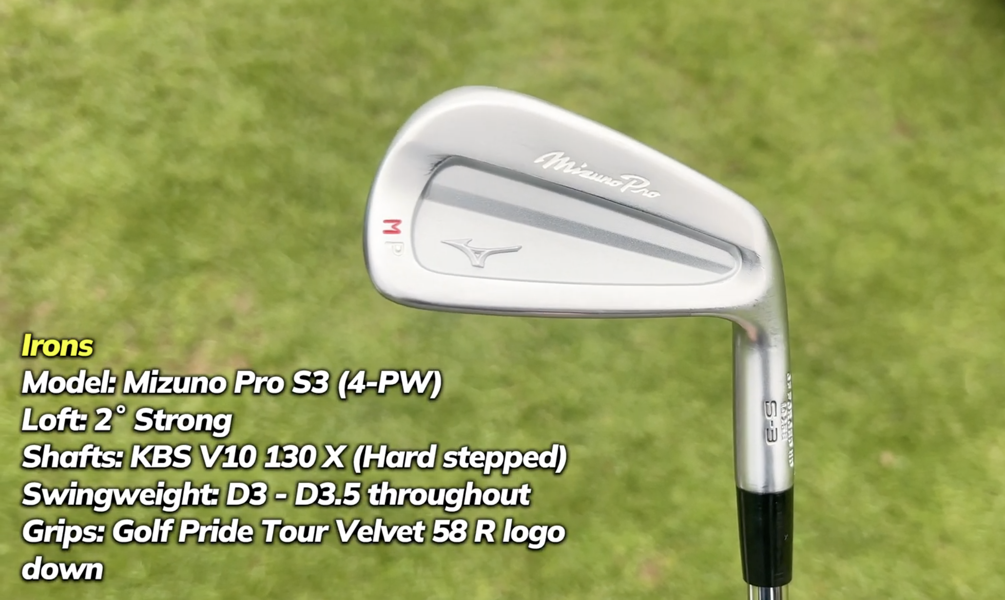 Marco Penge's Mizuno S3 irons