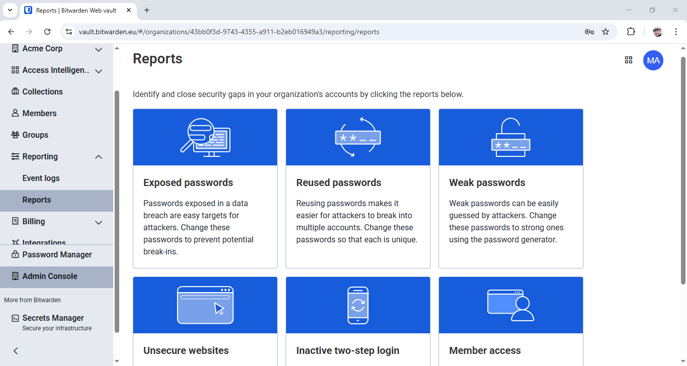 Bitwarden Business Plan review