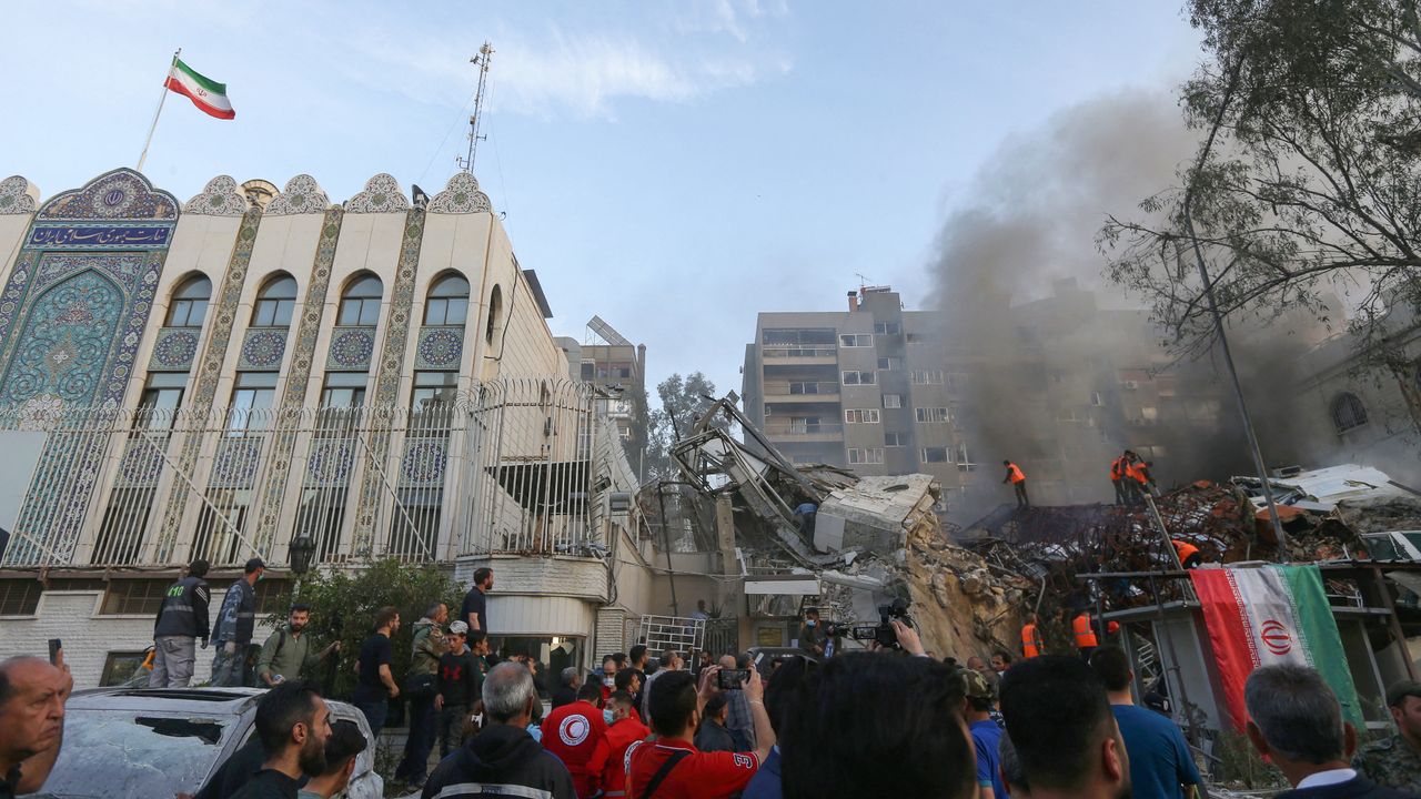 Iranian consulate in Syria after Israeli airstrike