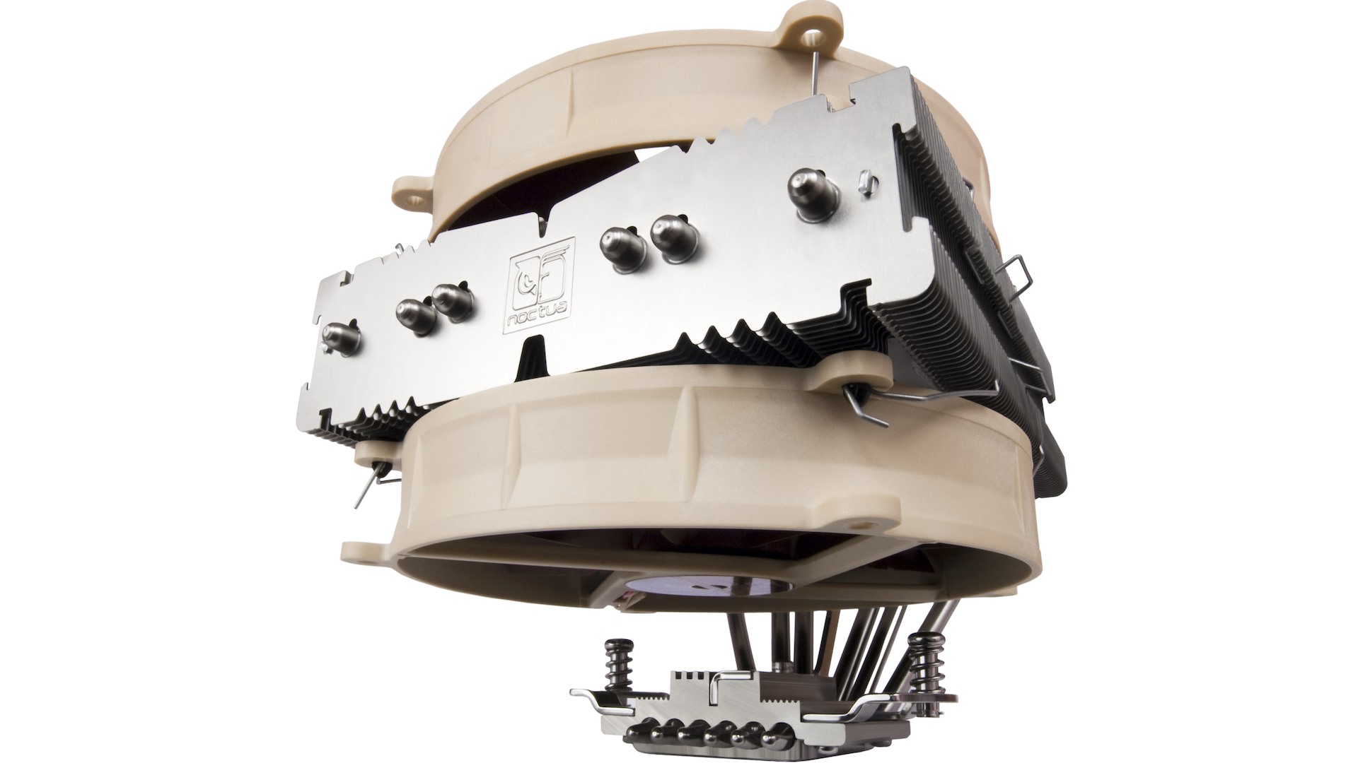 A photo of the Noctua NH-C14 heatsink.