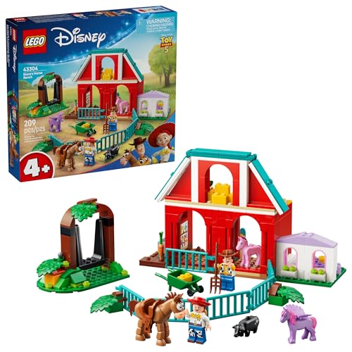 Lego Disney and Pixar Toy Story 5 Blaze's Horse Ranch - Disney Building Set for Girls &amp;amp; Boys, Ages 4+ - With Movie Figures - Gift for Preschoolers - 43304