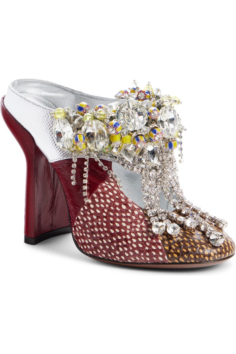 Embellished Mule Pump
