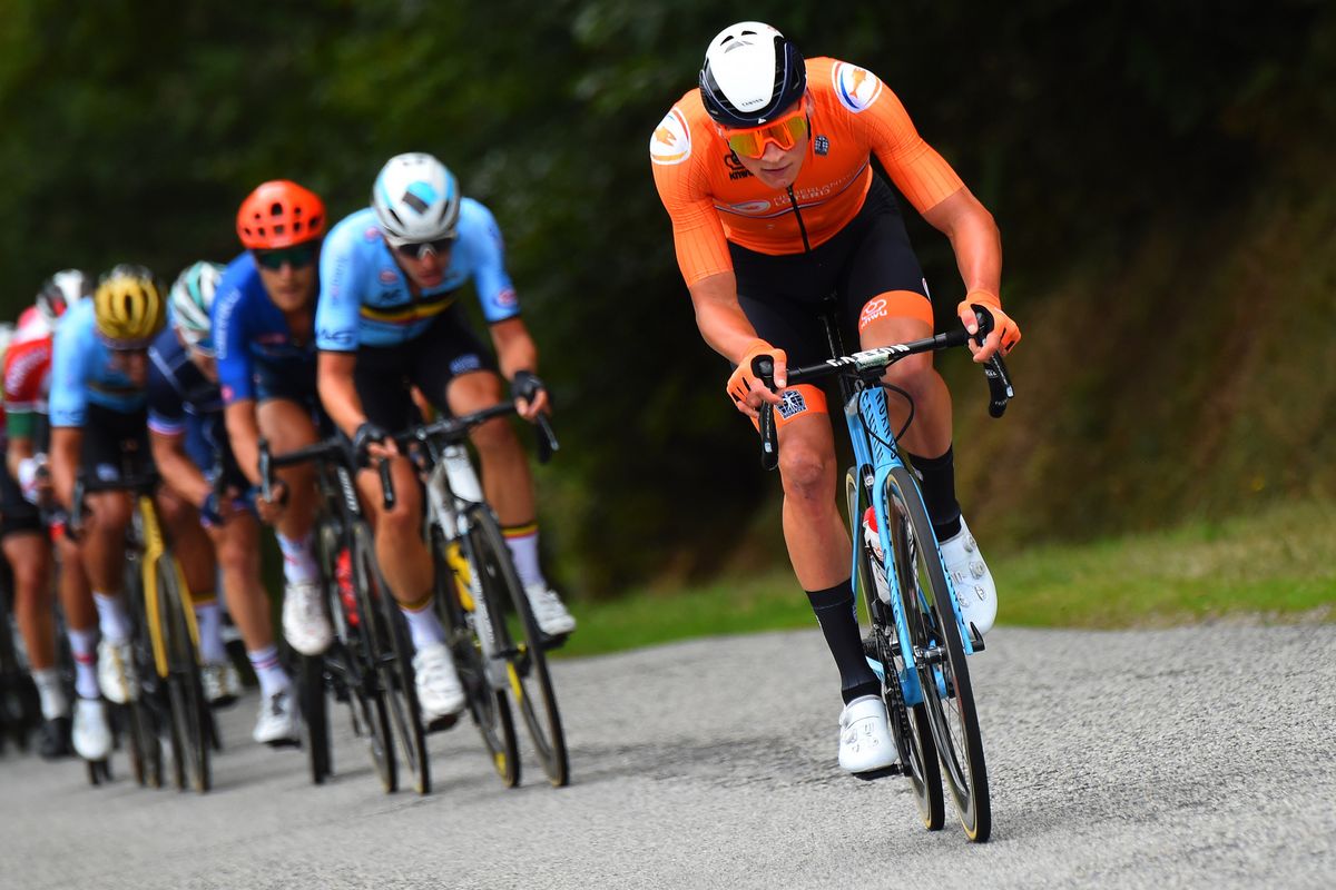 2020 UEC Road European Championships Men Elite Road Race Plouay Plouay 17745 km 26082020 Mathieu Van Der Poel Netherlands photo Dario BelingheriBettiniPhoto2020