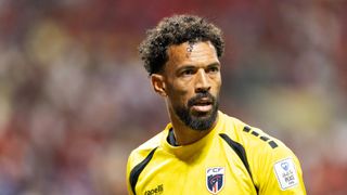 ATLANTA, GEORGIA - JUNE 15: Vozinha of Cabo Verde during the FIFA World Cup 2026 Group H match between Spain and Cabo Verde at Atlanta Stadium on June 15, 2026 in Atlanta, United States. (Photo by Simon M Bruty/Getty Images)