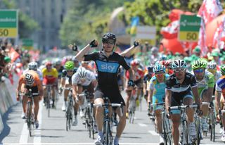 Ben Swift wins, Tour de Romandie 2011, stage five