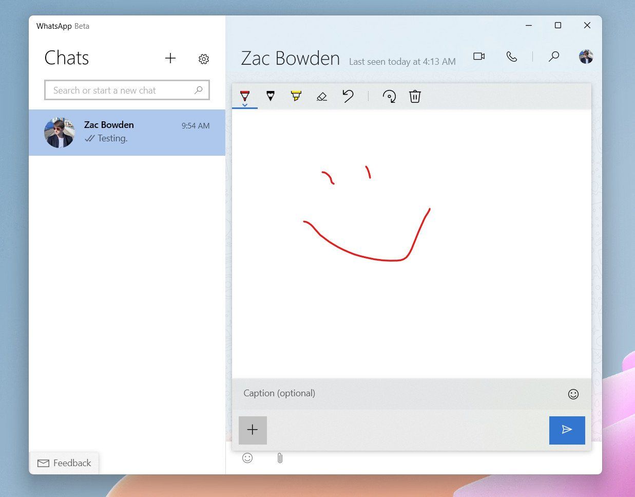 WhatsApp UWP Beta