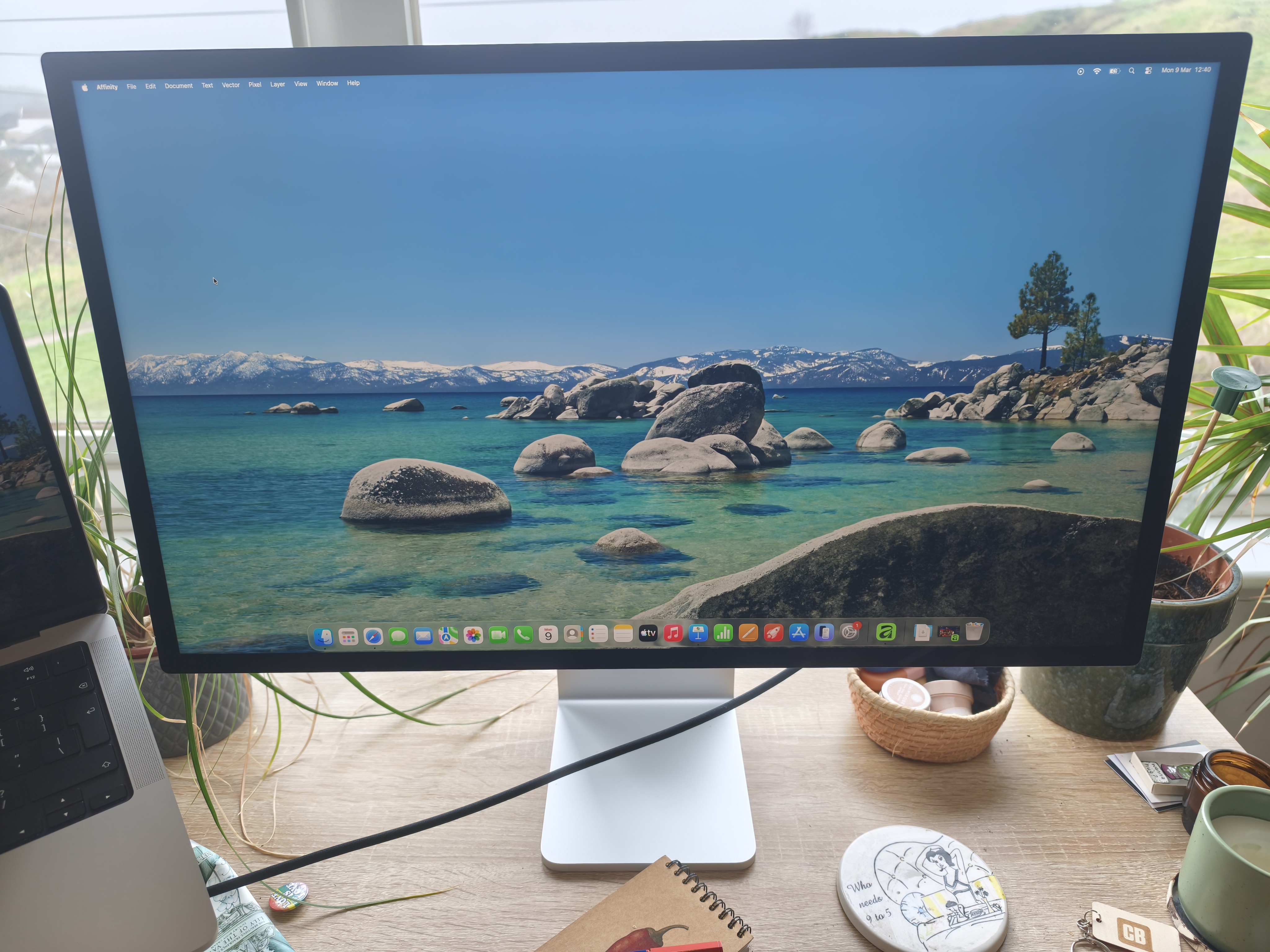 Apple Studio Display 2026 version on a desk