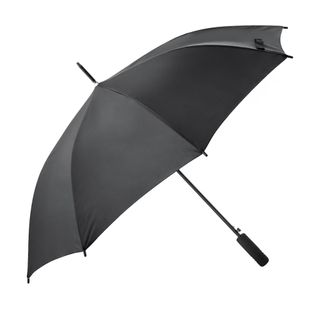 Black KNALLA Umbrella on a white background