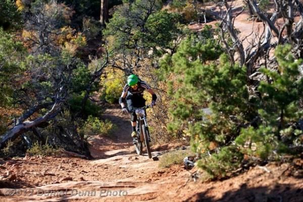 There were a few punchy climbs on course at the enduro