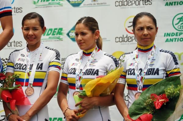 Colombia took bronze in the women's team pursuit