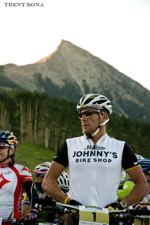 Lance Armstrong rocked up and won