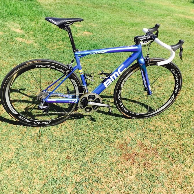 Evans' new bike.