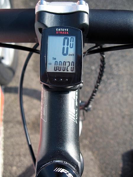 CatEye Strada is ready for use.