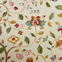 Sanderson Arils Garden in Olive/Mulberry | $272.00 per roll at Wallpaper Direct