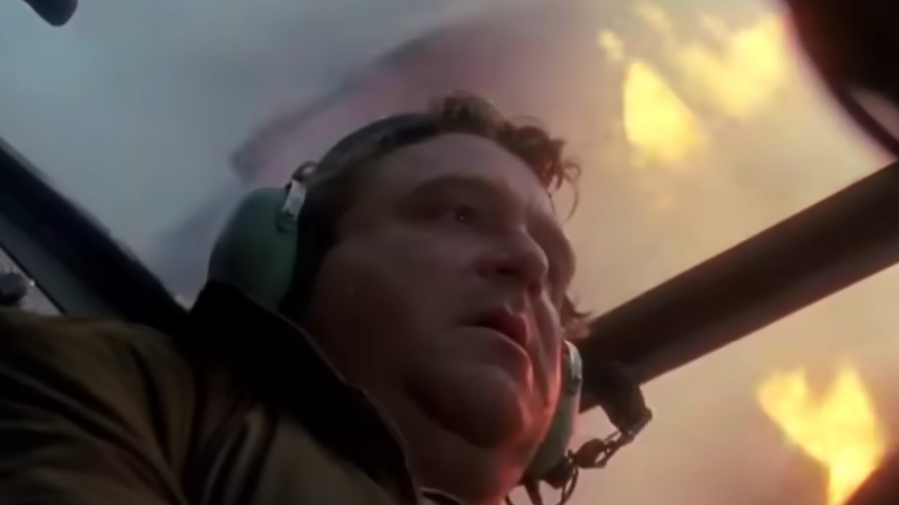 An explosion overhead in Always