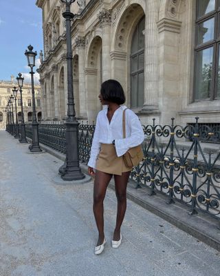 French girl linen outfits: @aidabadji_