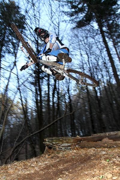 Kristjan Vreček (Unior Tools Team) loves to fly.