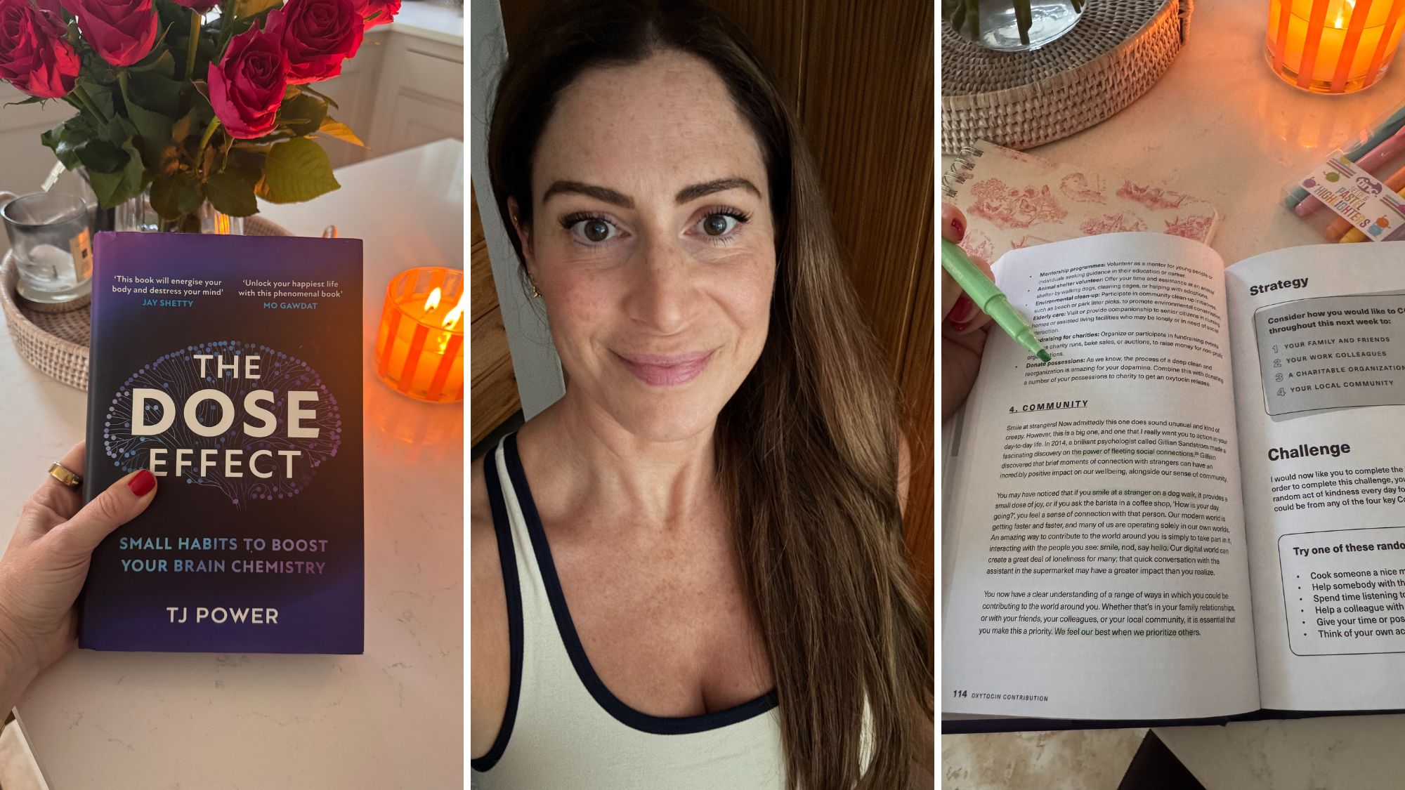 Health writer Anna Bartter trying the Dose Method