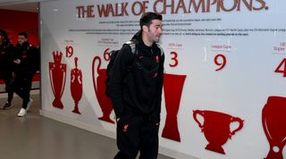 Liverpool goalkeeper Alisson arrives ahead of the Premier League match between Liverpool and Southampton on 12 November, 2022 at Anfield, Liverpool, United Kingdom