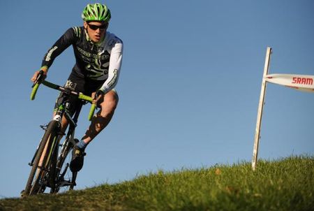 Colin Reuter (crossresults.com p/b JRA Cycles) managed 14th on the day.