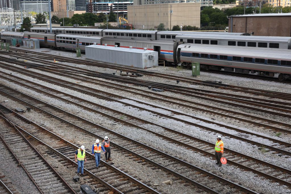 Rail workers in Chicago