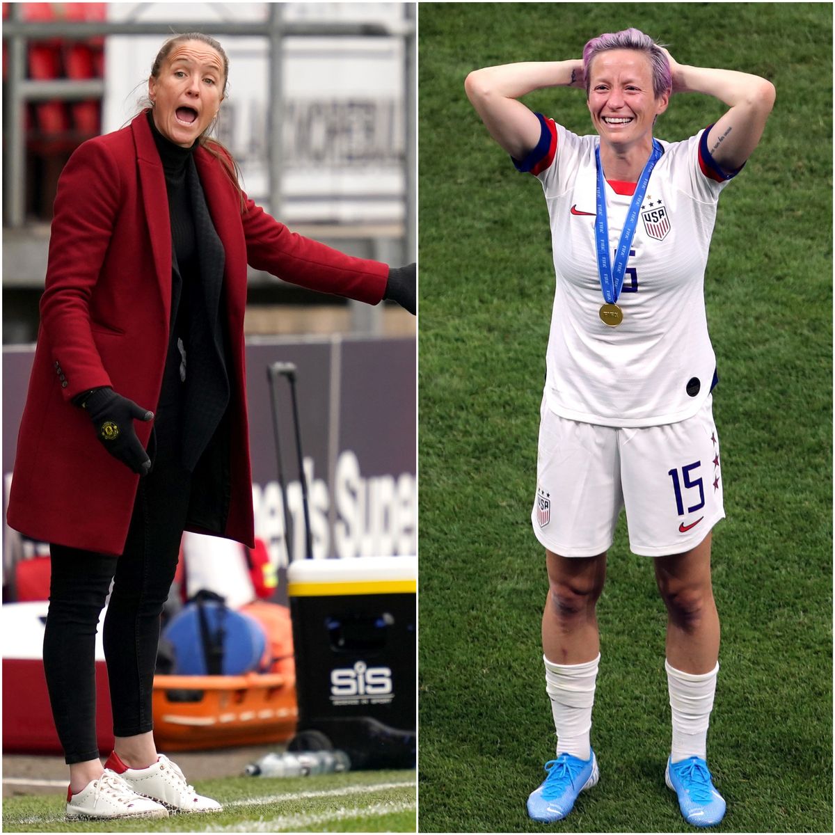 Casey Stoney Megan Rapinoe