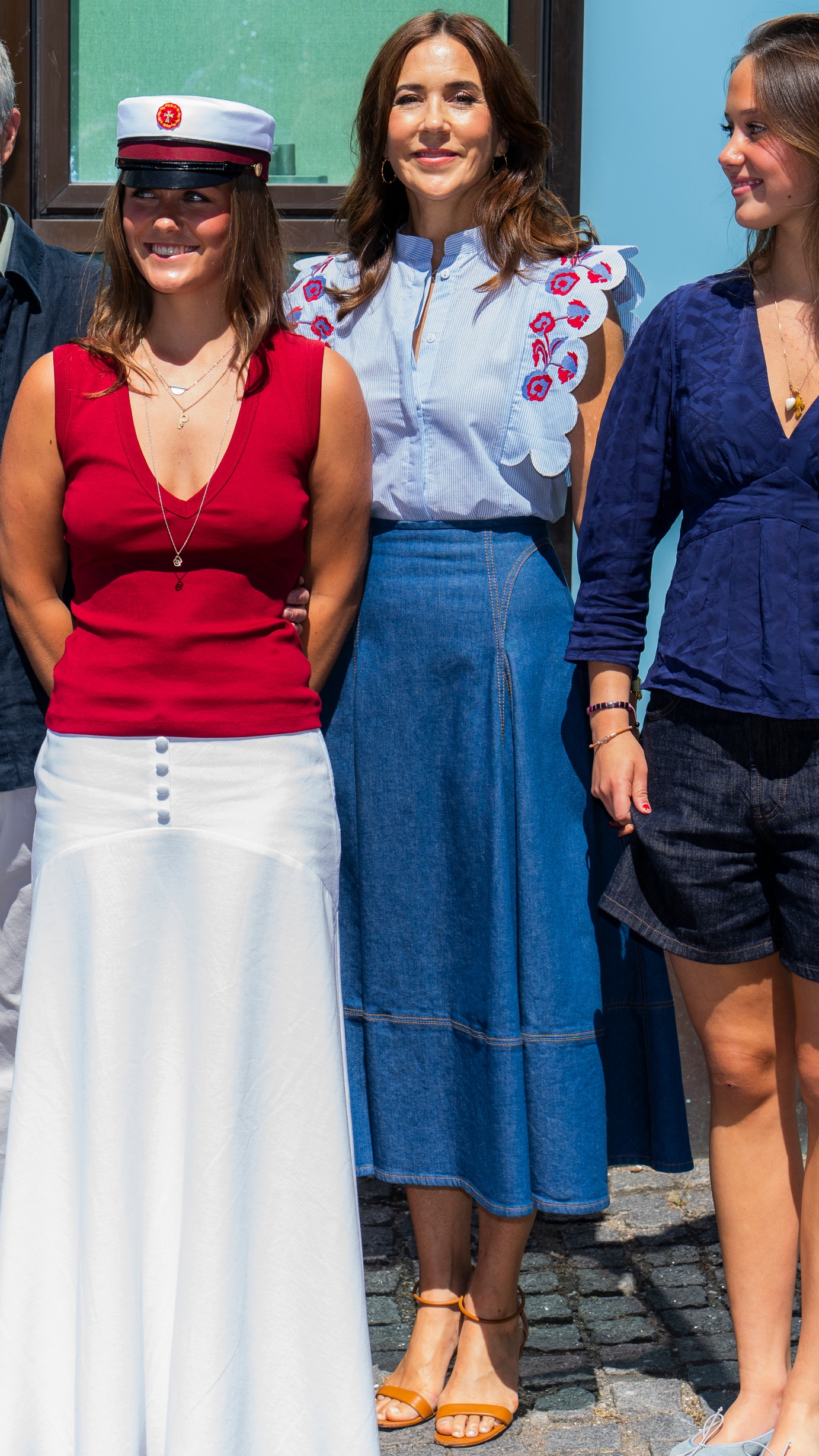 Queen Mary of Denmark after Princess Isabella of Denmark completed her final exam at &amp;Oslash;reg&amp;aring;rd Gymnasium on June 22, 2026