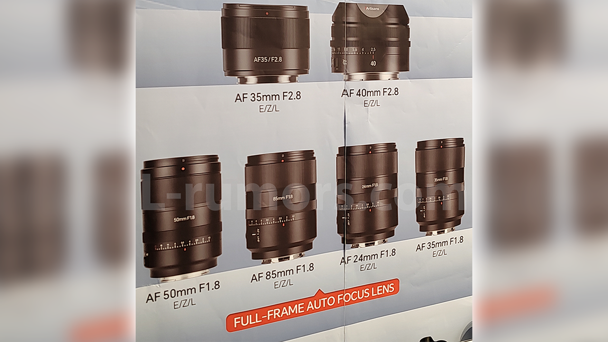 photo of 7Artisans AF lens roadmap