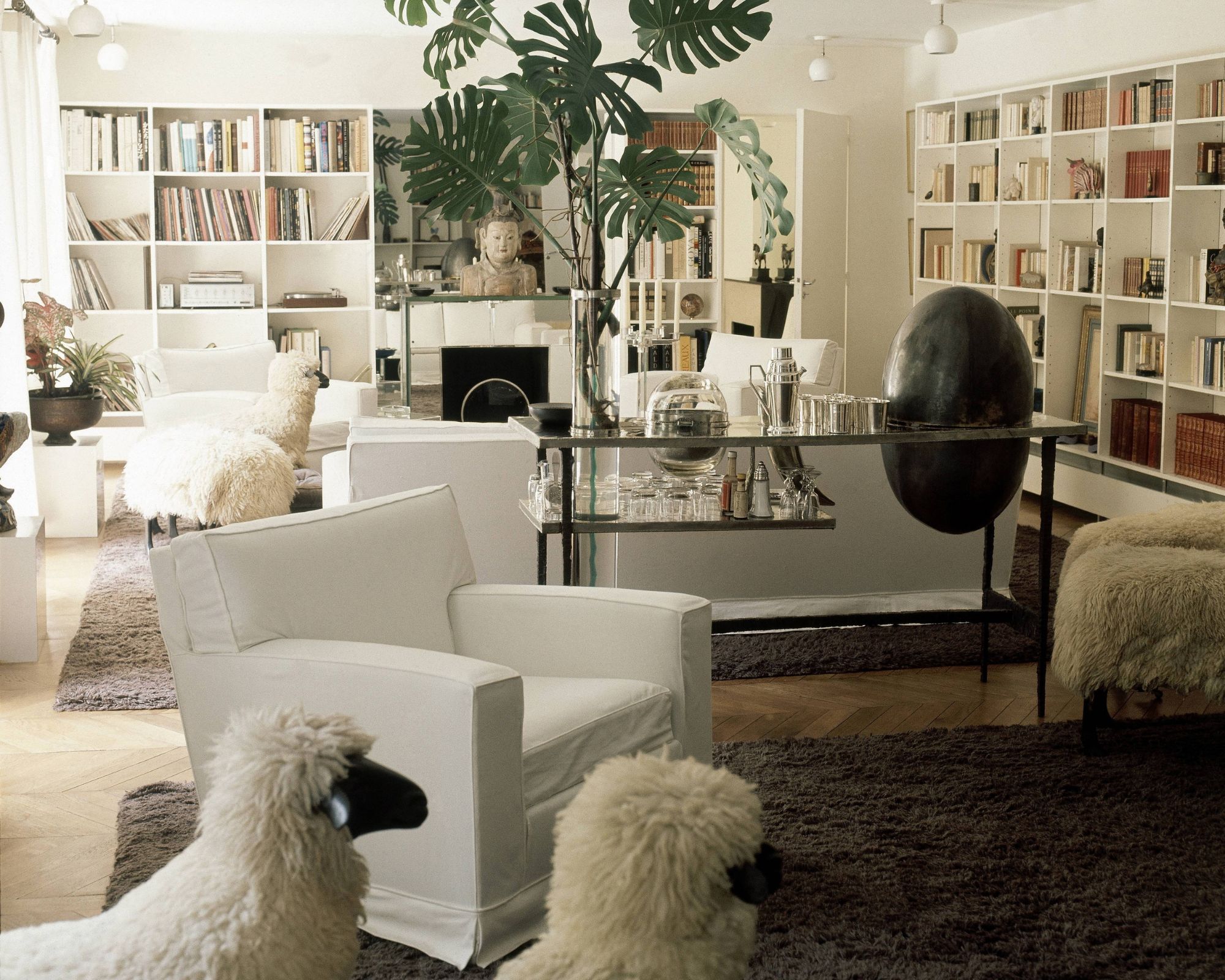 yves st. laurent living room