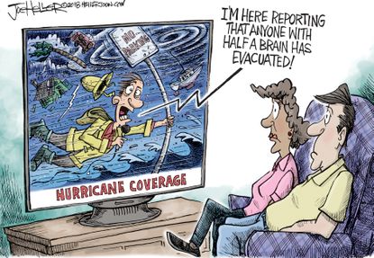 U.S. news reporter Hurricane Florence