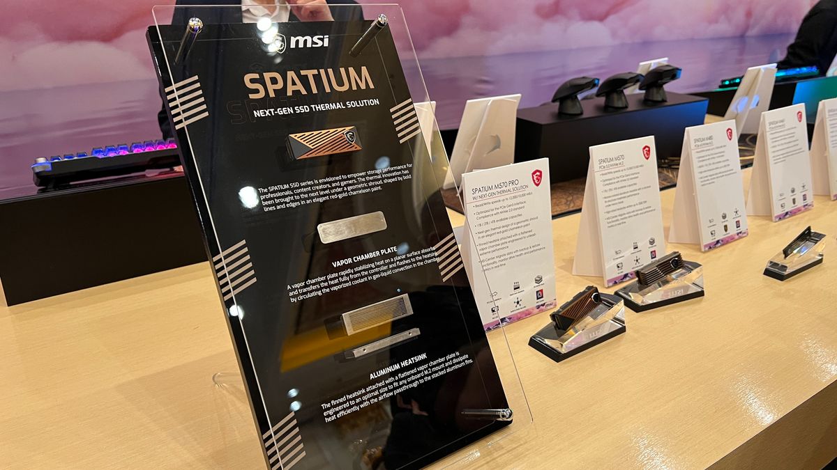 MSI Spatium M570 Pro Thermals