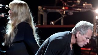 Honorees Stevie Nicks and Lindsey Buckingham perform onstage during MusiCares Person of the Year honoring Fleetwood Mac at Radio City Music Hall on January 26, 2018