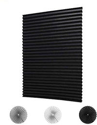 Sunfree 2 Pack Light Filtering Pleated Fabric Shade - £26.99 | Amazon