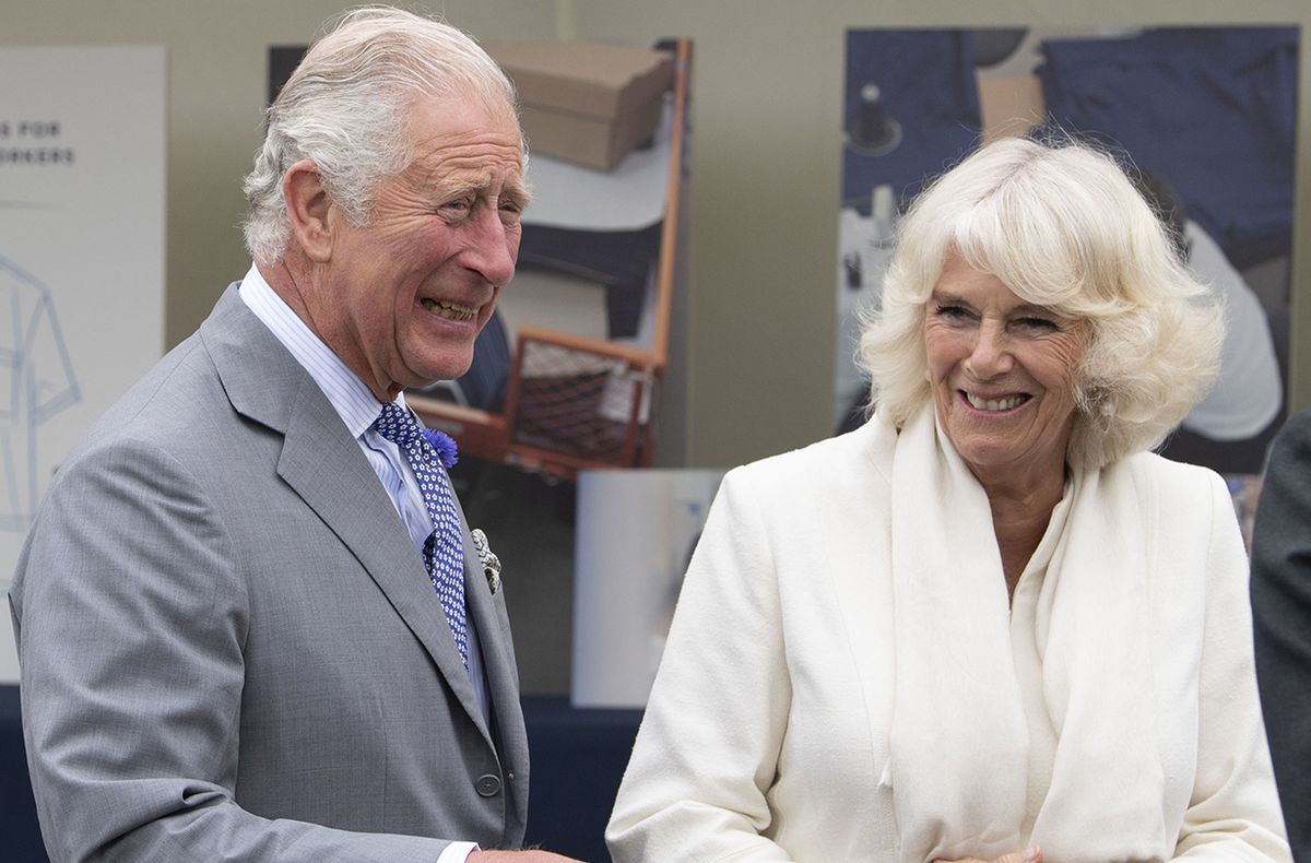 Prince Charles and Camilla seen at Asda for post-lockdown announcement ...