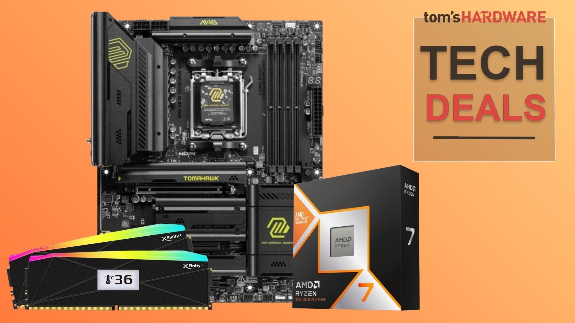 AMD Ryzen 9850X3D Gaming Bundle Under $830: CPU, Motherboard, RAM & PSU
