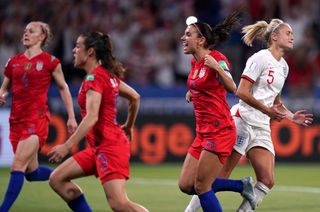 英格兰vs美国——2019年国际足联女足世界杯半决赛——里昂球场