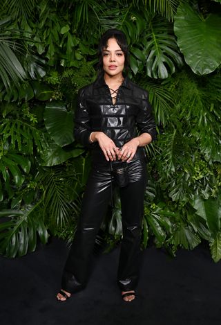 Tessa Thompson at CHANEL and Charles Finch Annual Pre-Oscar Dinner at the Polo Lounge in Beverly Hills