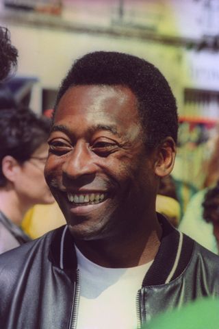 Pele stopped playing for Santos in 1974