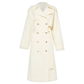 Anine Bing Layton relaxed-fit stretch-cotton trench coat