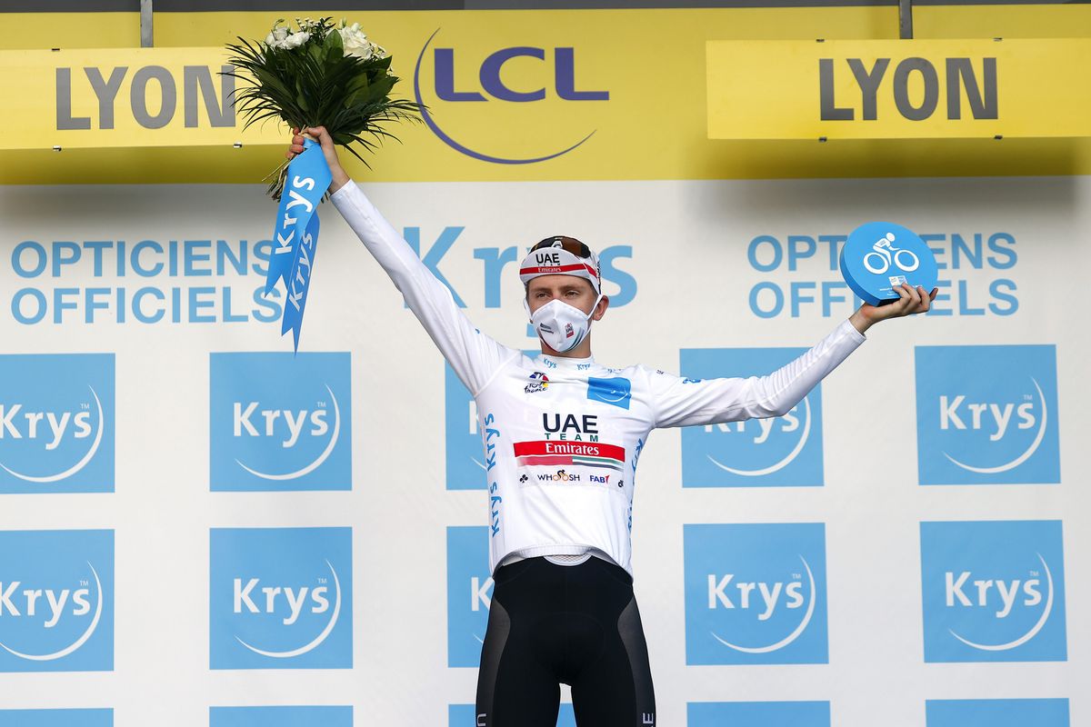 Tour de France 2020 107th Edition 14th stage Clermont Ferrand Lyon 194 km 12092020 Tadej Pogacar SLO UAE Team Emirates photo Luca BettiniBettiniPhoto2020