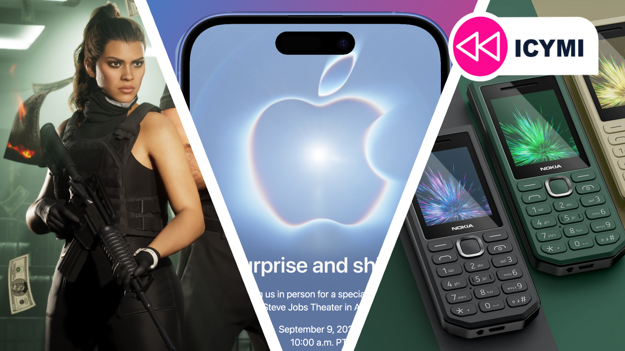 The GTA 6 Extended Look, new Nokia phone, and Apple's invite.