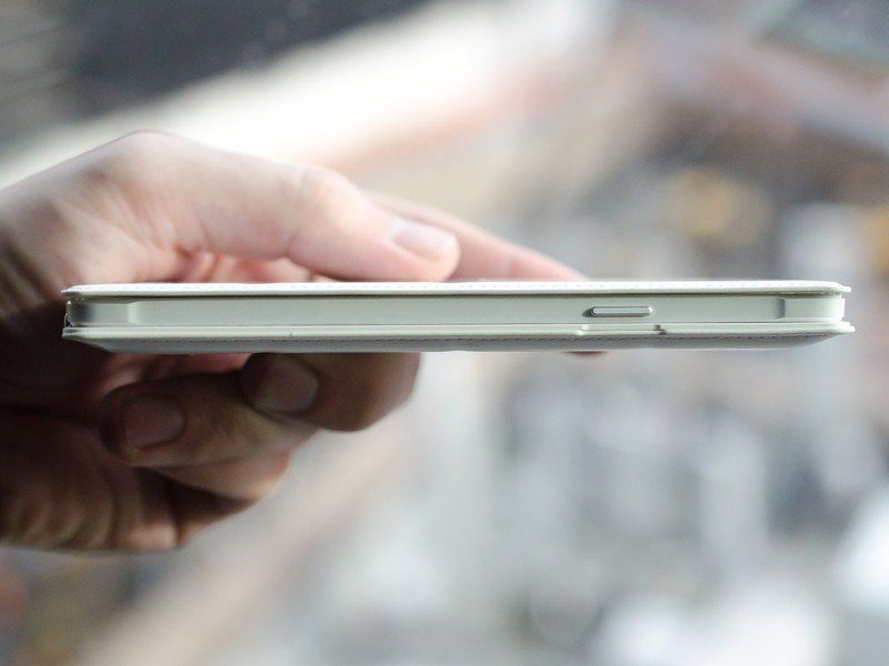 Galaxy Note 4 S-View Qi charging back